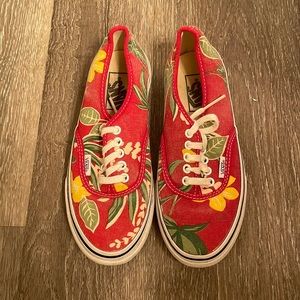 Hawaiian Print Vans